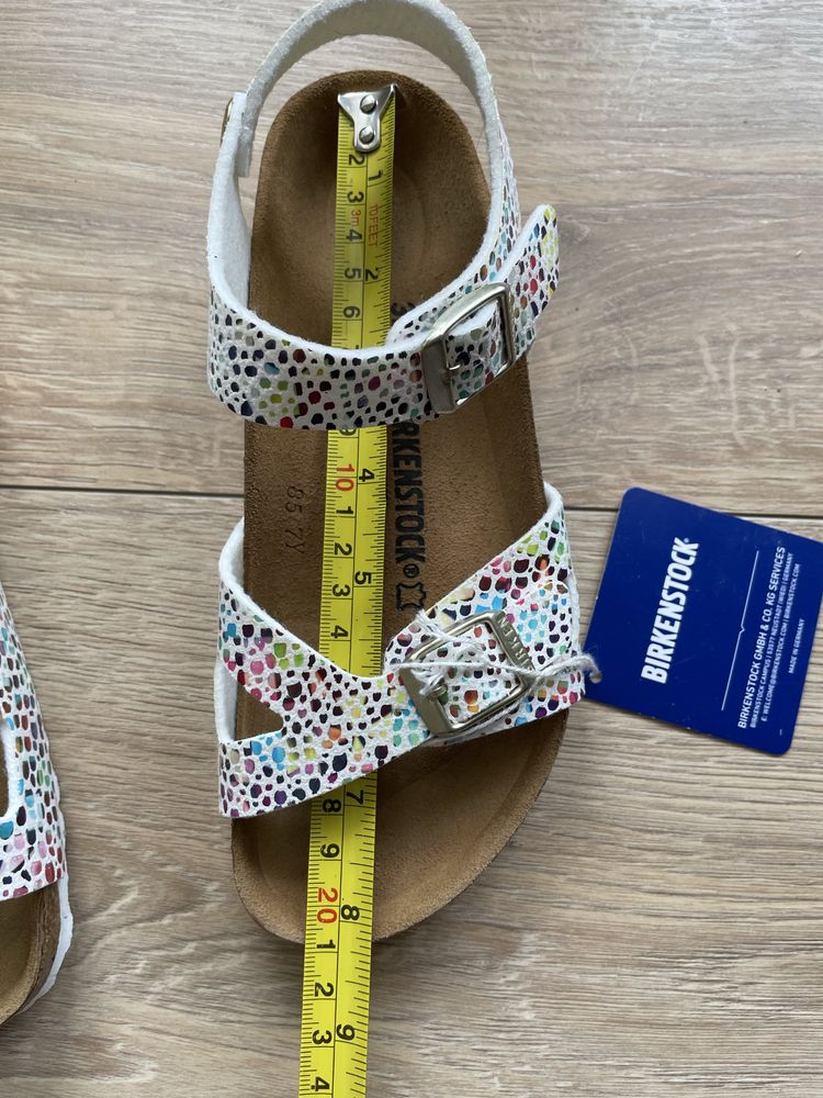 Birkenstock rio sandaly sandalki 32 skorzana wkladka na korku oryginal