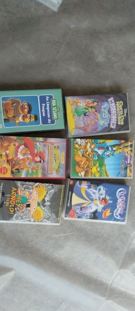 Cassetes VHS Filmes infantis