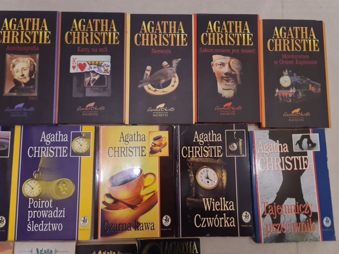 Ksiazki zestaw Agatha Christie Kolekcja Hachette kryminał kryminały