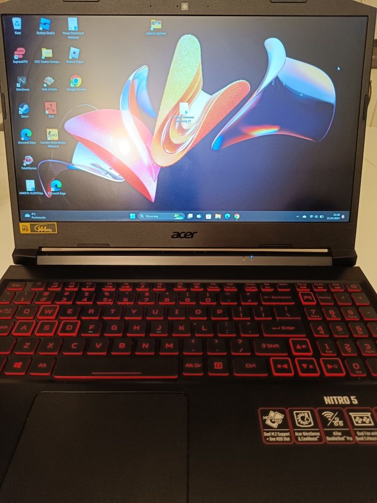 Acer nitro 5 w bdb stanie