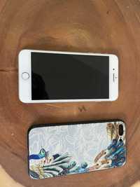 iPhone 8 PLUS 64GB Srebrny+5 ETUI + 4 SZKŁA Całkowicie Sprawny Wysyłka