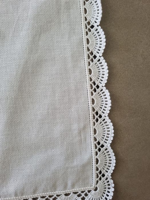 Toalha de mesa de ponto cruz