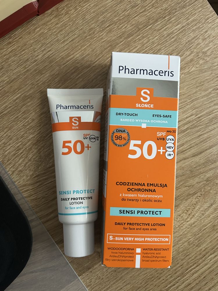 Pharmaceris S codzienna emulsja ochronna SPF 50+ z kwasem hialuronowym