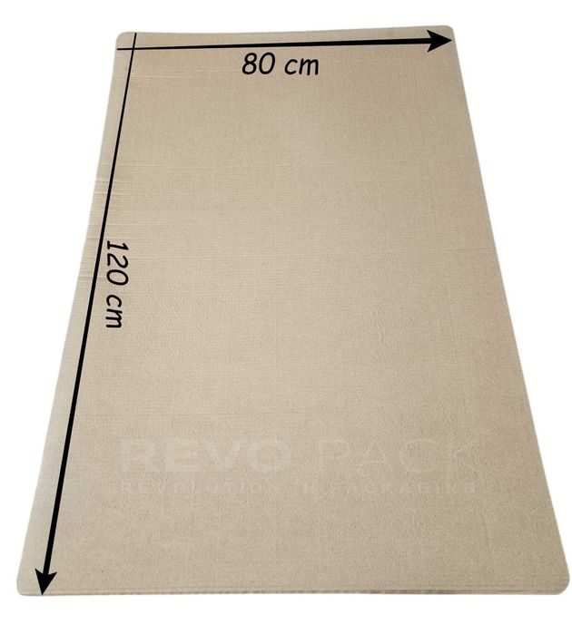 Przekładka tekturowa 3-warstwowa 1200x800mm szara, zaokrąglone rogi