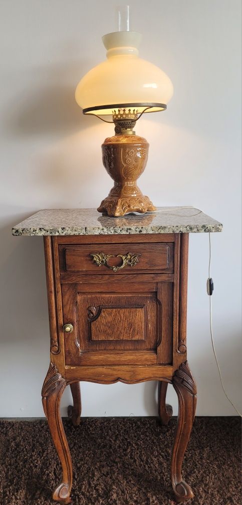 Stara lampka ceramiczna retro