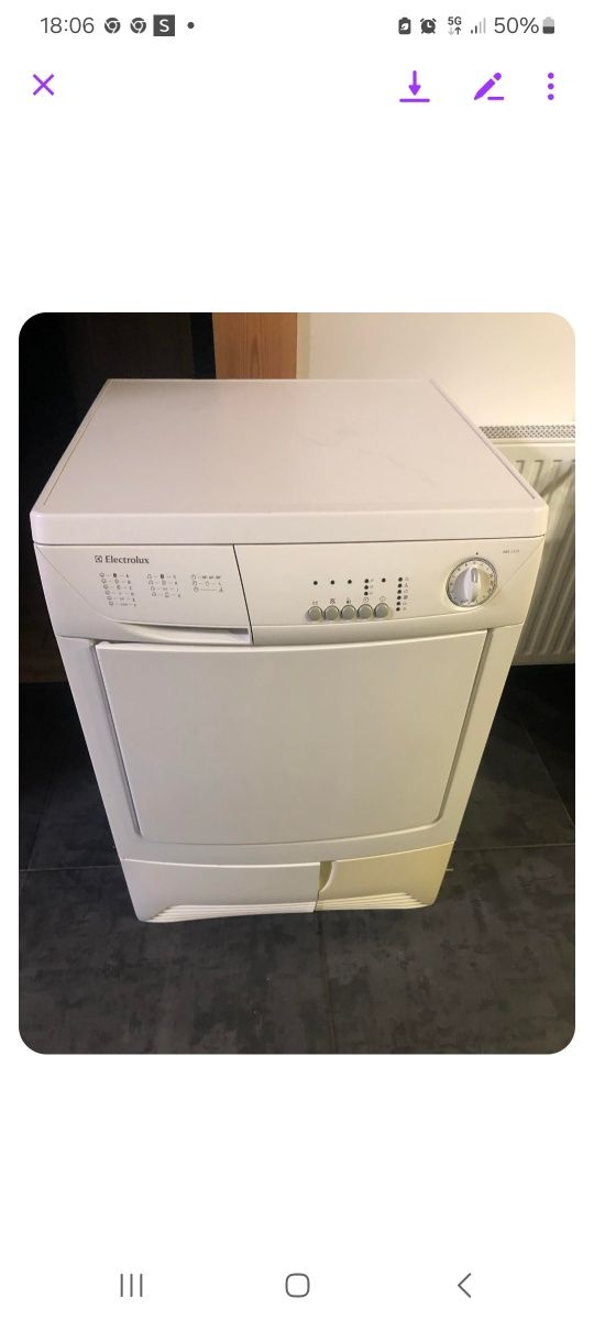 Suszarka do prania Suszarka kondensacyjna Electrolux
EDC 5310