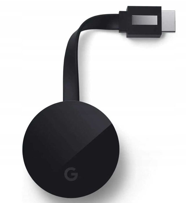 NOWY Adapter Google Chromecast Ultra 4K HDMI czarny Smart TV
