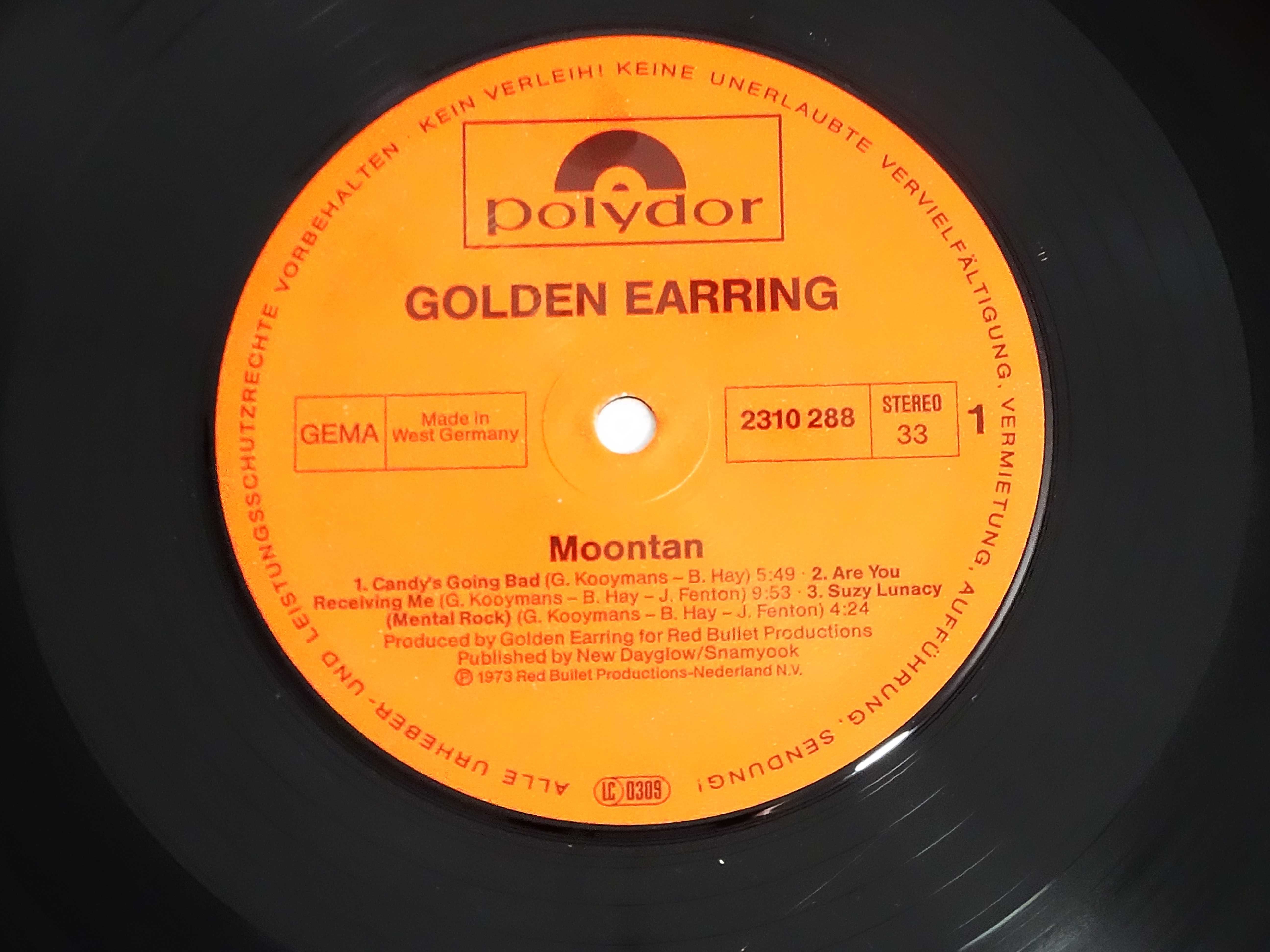 Moontan Golden Earring winyl LP 1973 rok