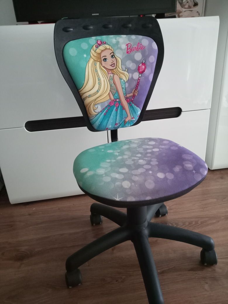 Krzesło obrotowe pneumatyczne barbie