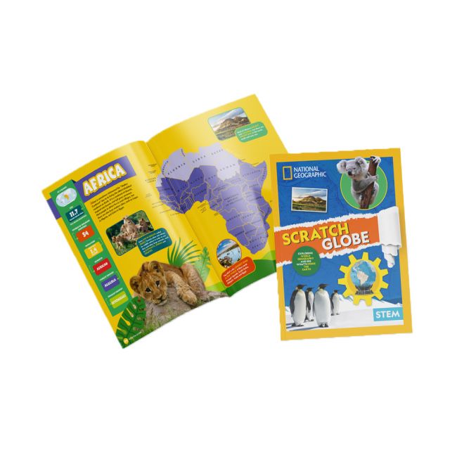 3D конструктор Cubic Fun STEM Скретч глобус (DS1082h)