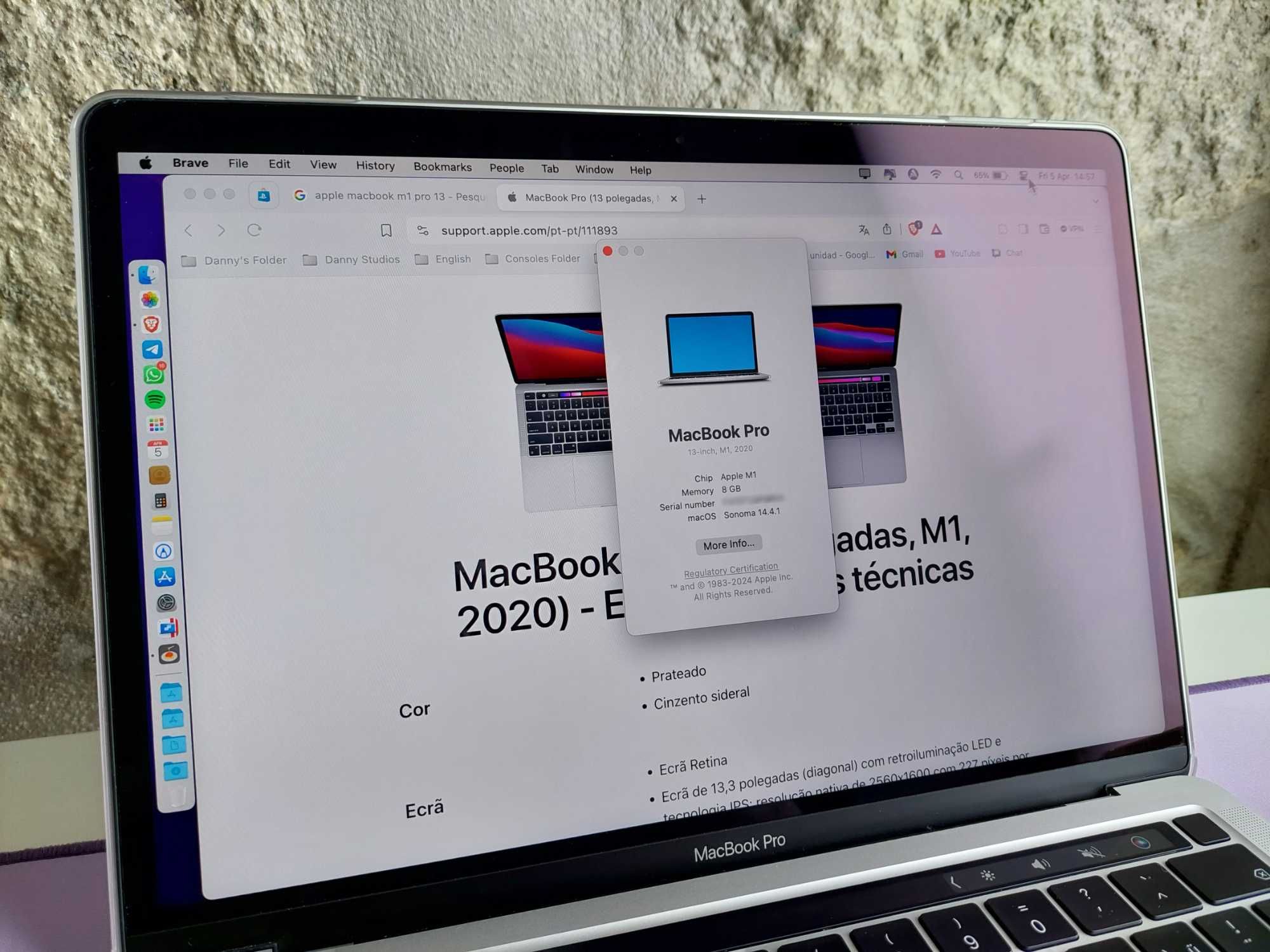 Macbook Pro M1 (13 polegadas 2020)