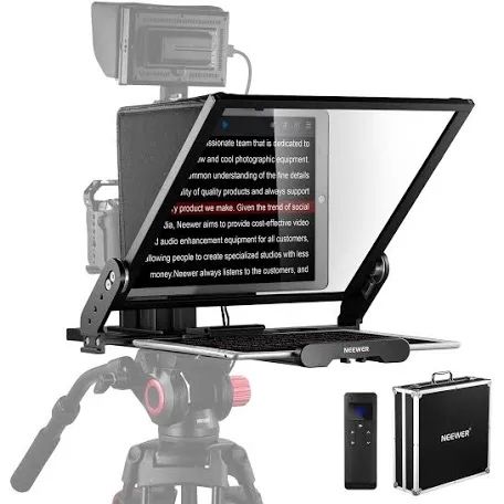 Alugo - NEEWER Teleprompter X17 II with Remote Control RT113/