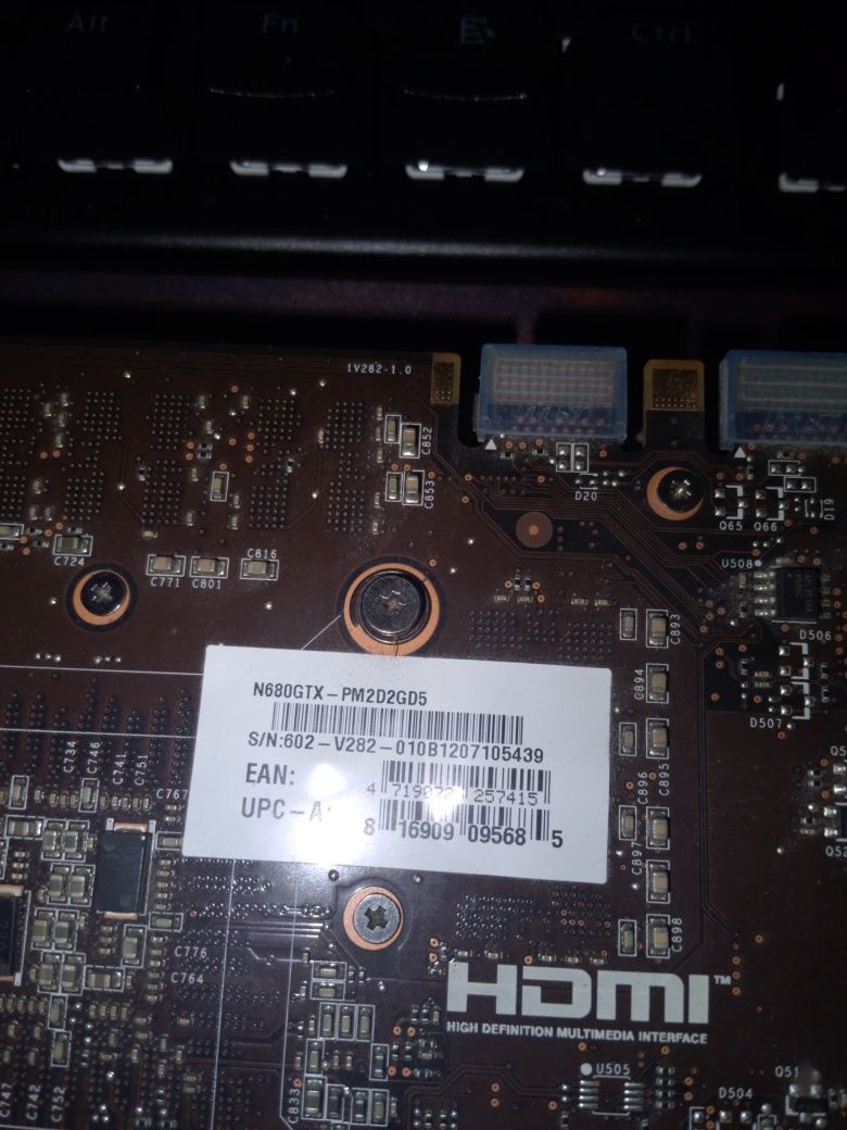 нерабочая Nvidia GTX 680 MSI