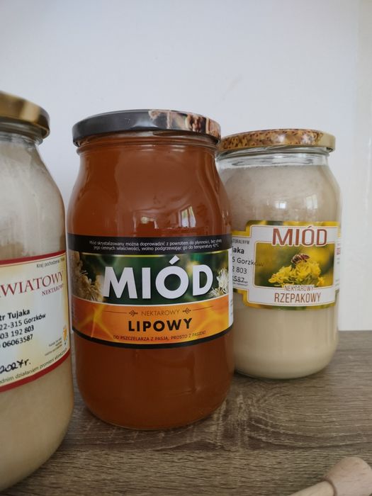 Miód rzepakowy 100 % naturalny