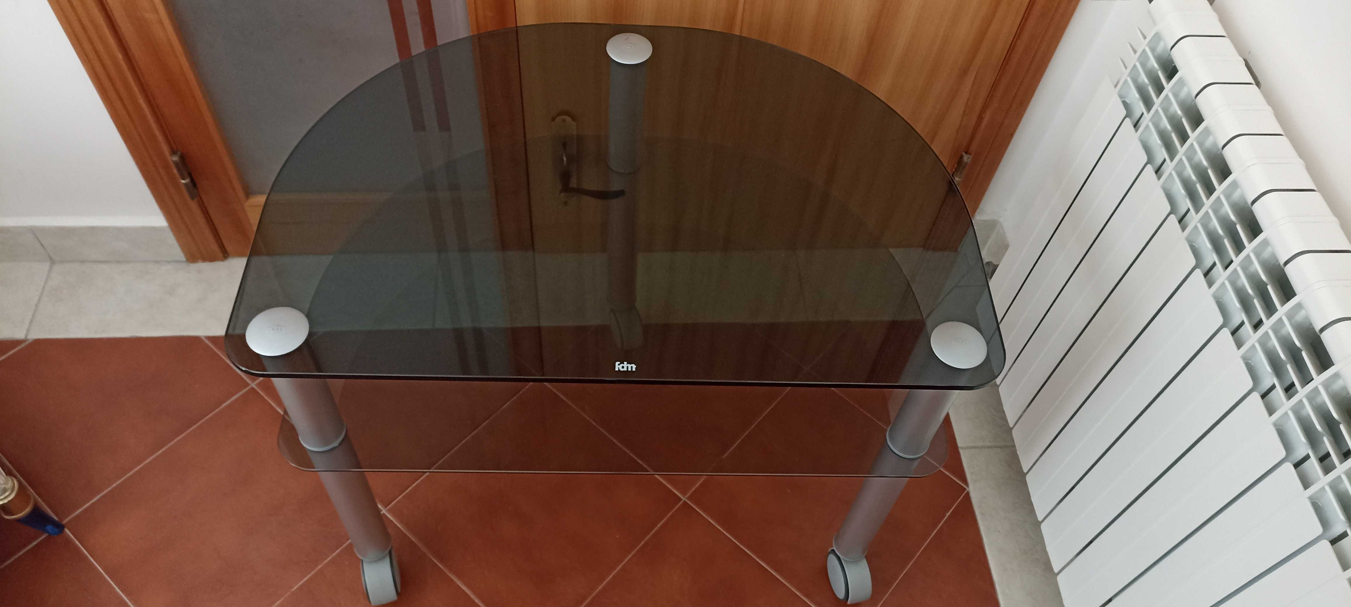 Mesa em vidro para TV