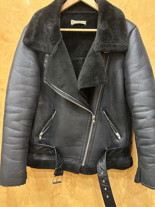 Дублянка авіатор, еко дублянка косуха, чорна дублянка пілот