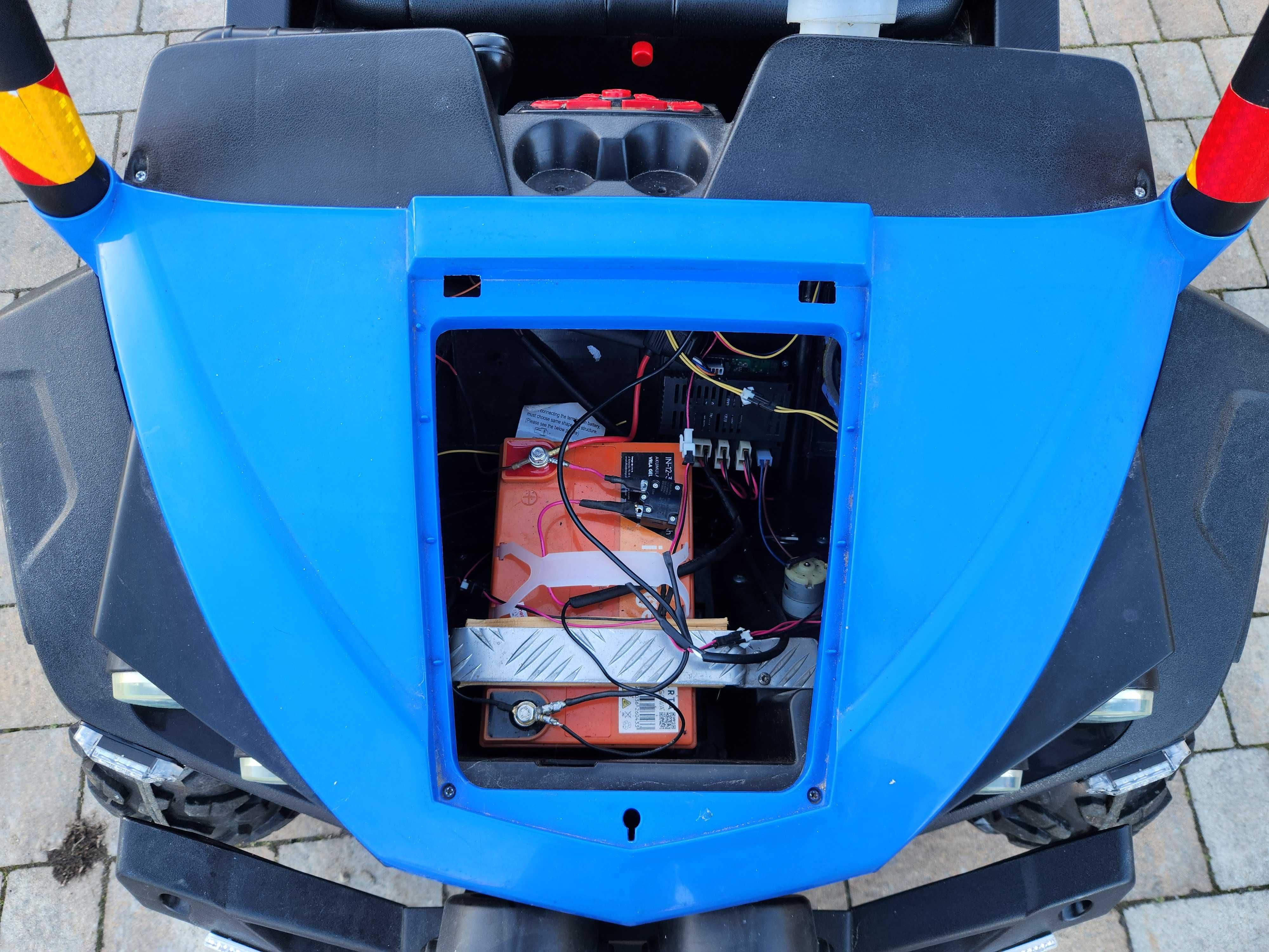 Duże autko elektryczne Bateria 33Ah Jeep 4x4 Duże auto na akumulator