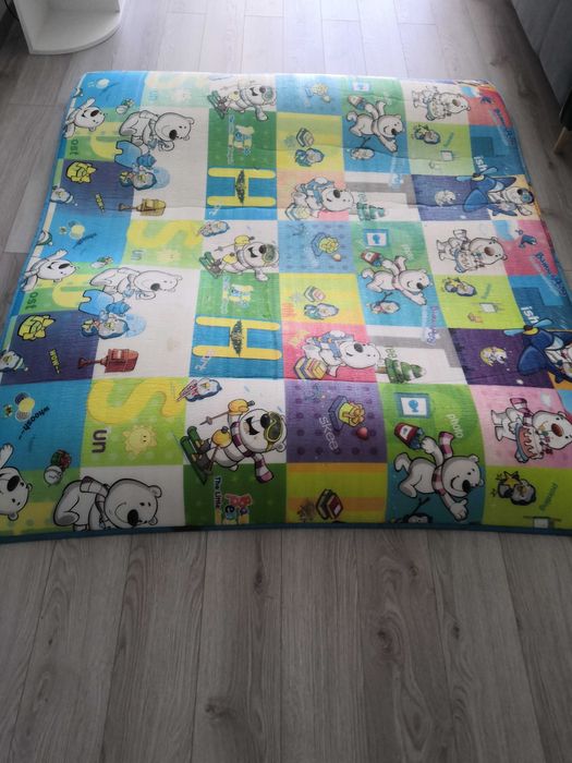 Термокилимок дитячий Тварини  двосторонній 180х200х1 см. Б/в
