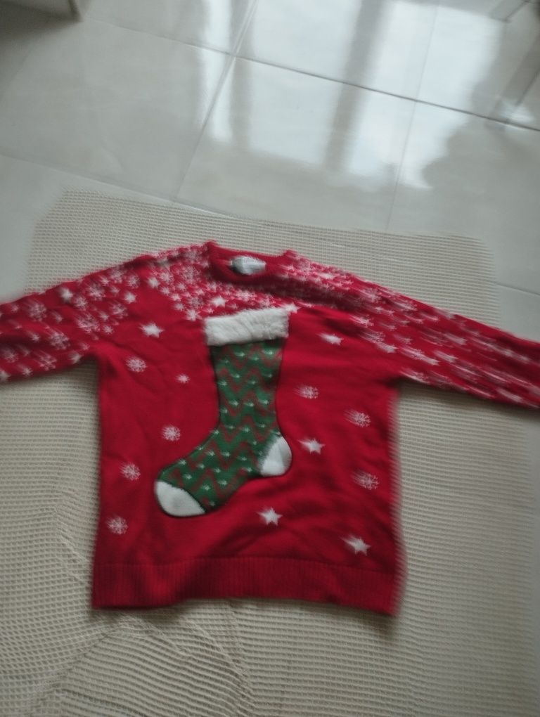 Рождественская новогодний свитер, размер 50-52. Унисекс