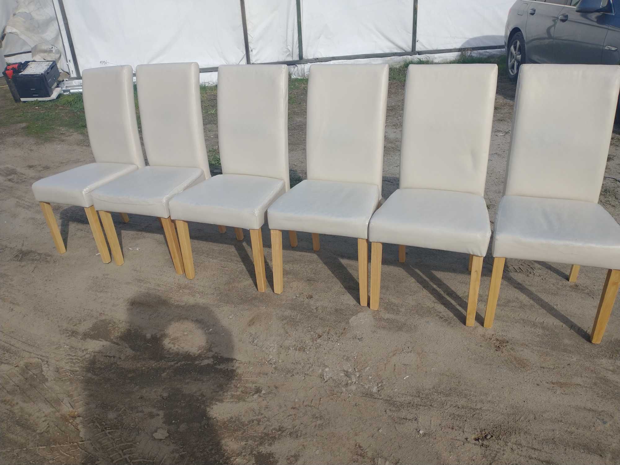 6 krzeseł - cena za komplet - możliwy transport