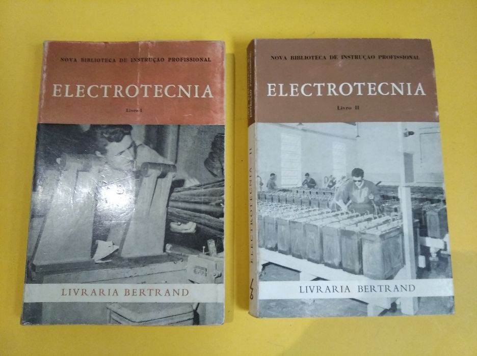 Livros da Libraria Bertrand : Eletrotecnia; Geometria Descritiva etc