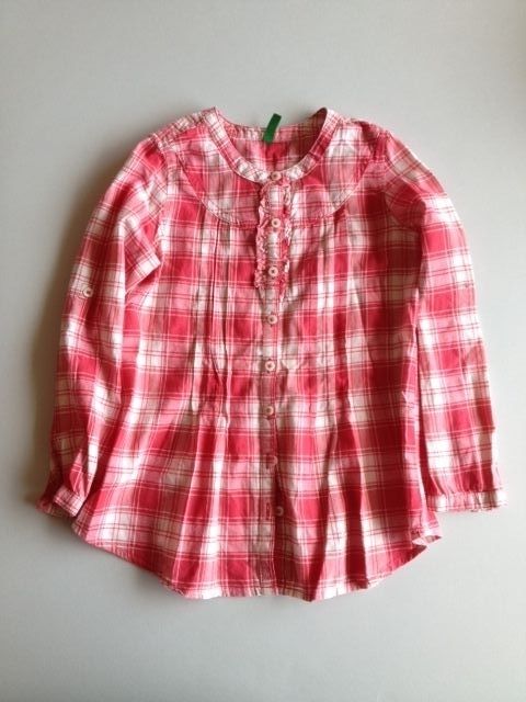 Blusa/Camisa/Tunica Benetton menina Xadrez T XS 5-6anos