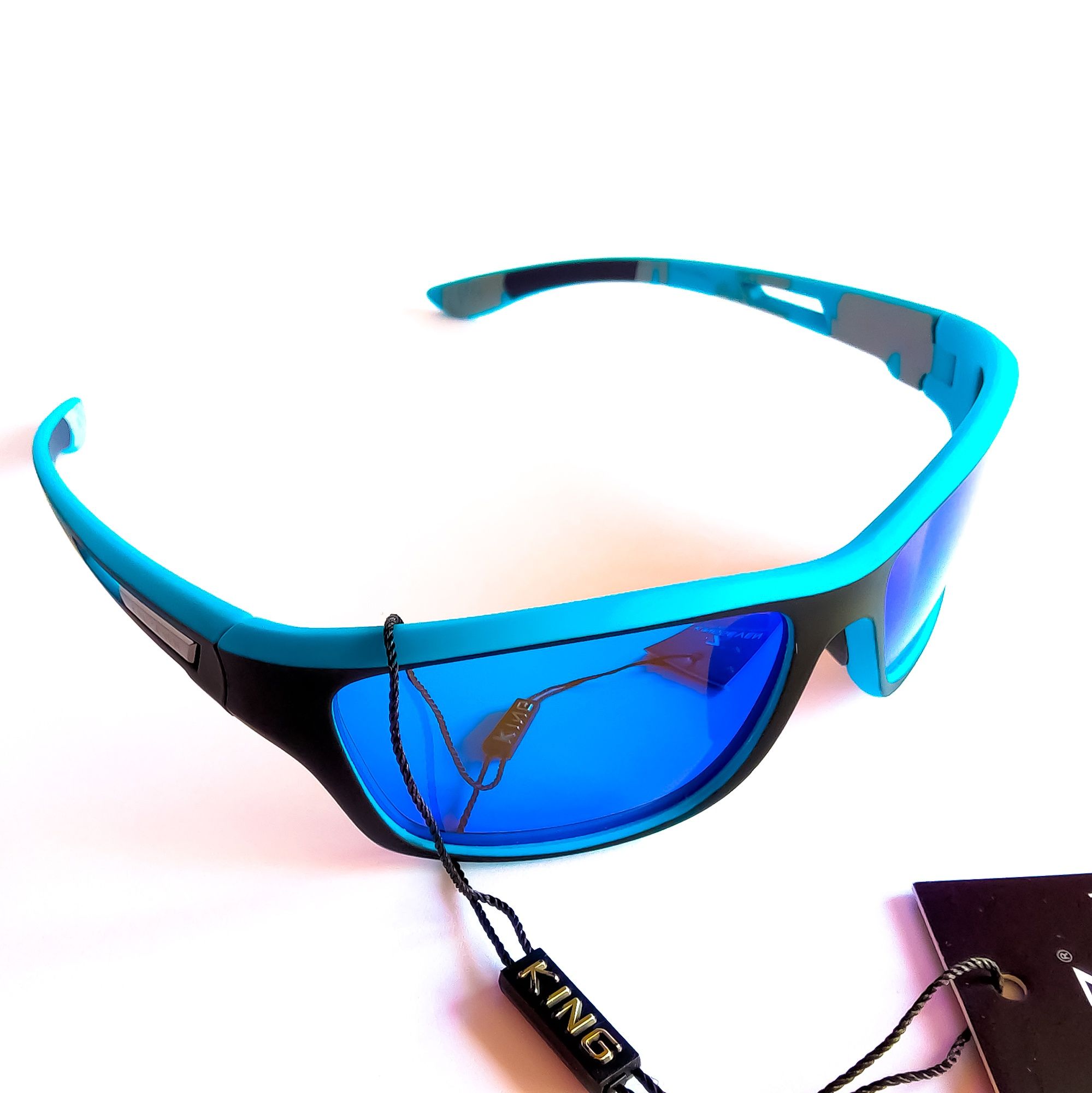 OKULARY PRZECIWSŁONECZNE. Polaryzacyjne HD. Sportowe. Black / Blue