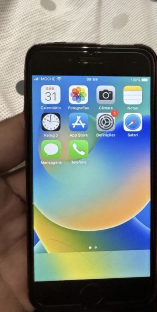 Iphone 8 vermelho 128Gb
