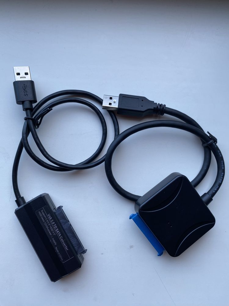 Кабель переходник USB 3.0 SATA адаптер SSD HDD диск 2.5 3.5