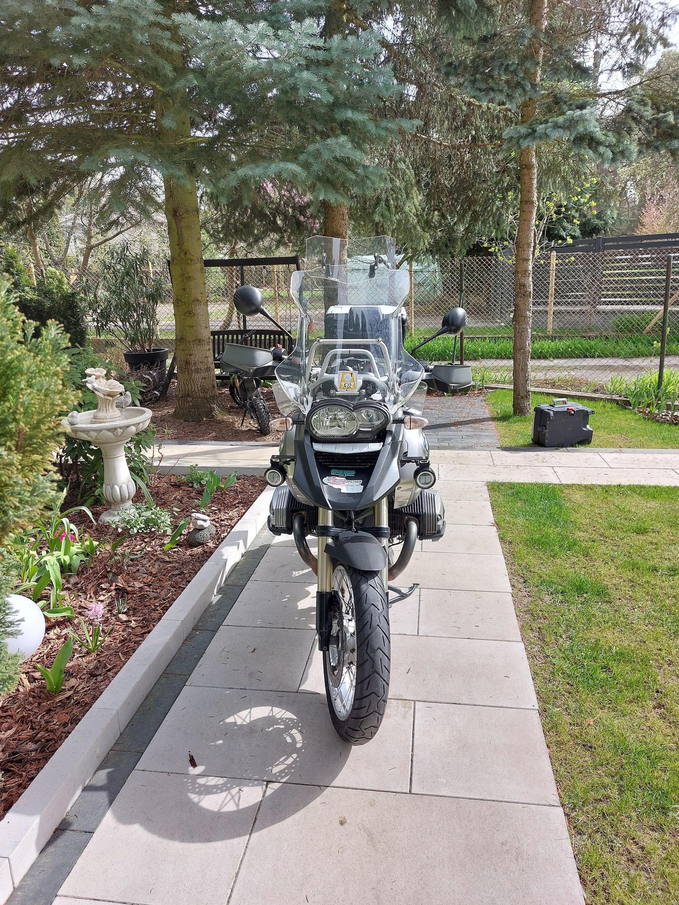 BMW R 1200 GS 2008r ABS ESA ASC, kufry vario, halogeny