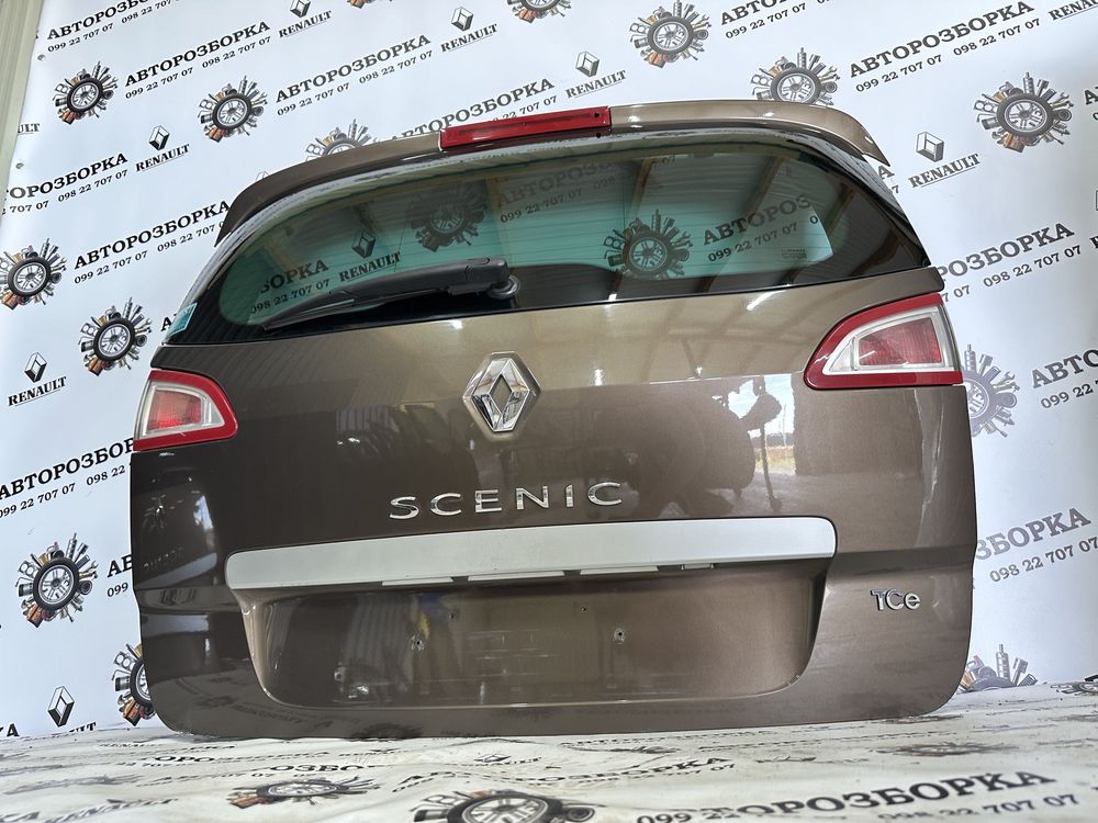 Кришка багажника ляда Renault Scenic 3 (короткий) 2009-2016 TECNB