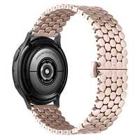 Beline Pasek Watch 20Mm Metal Honeycomb Różowo-Złoty /Rosegold Box