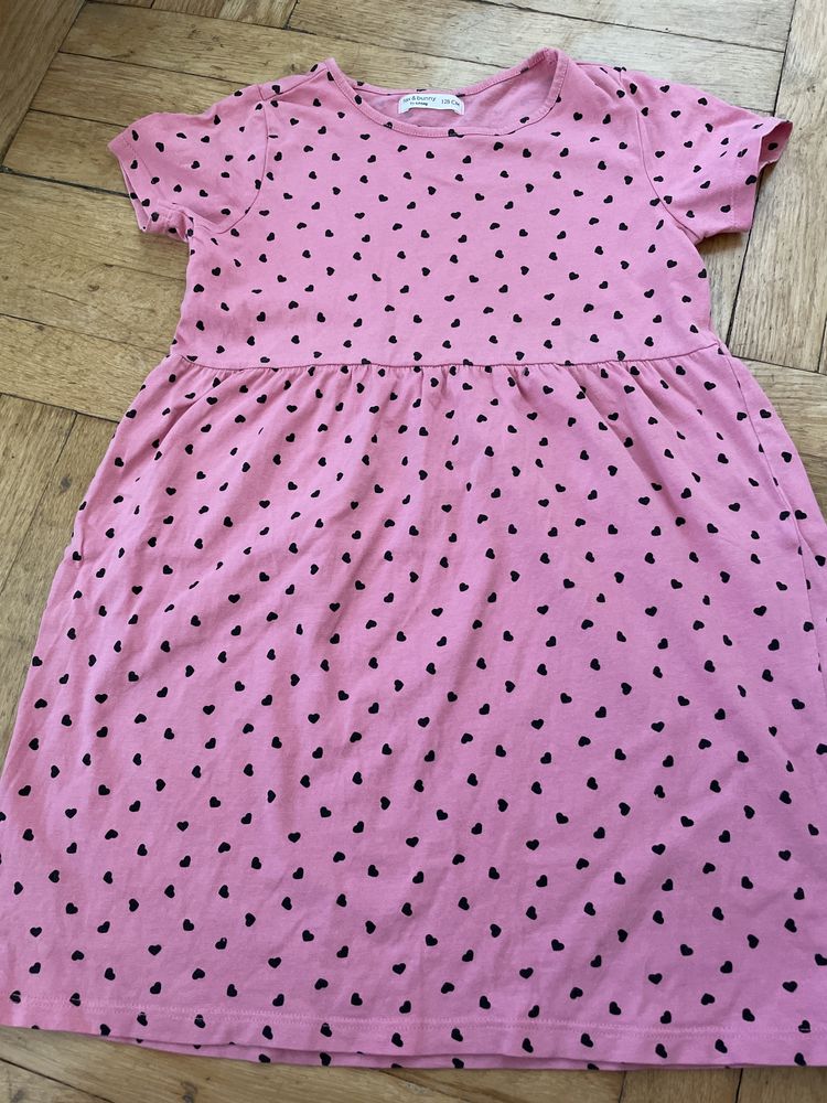 Letnie sukienki r 128 zestaw