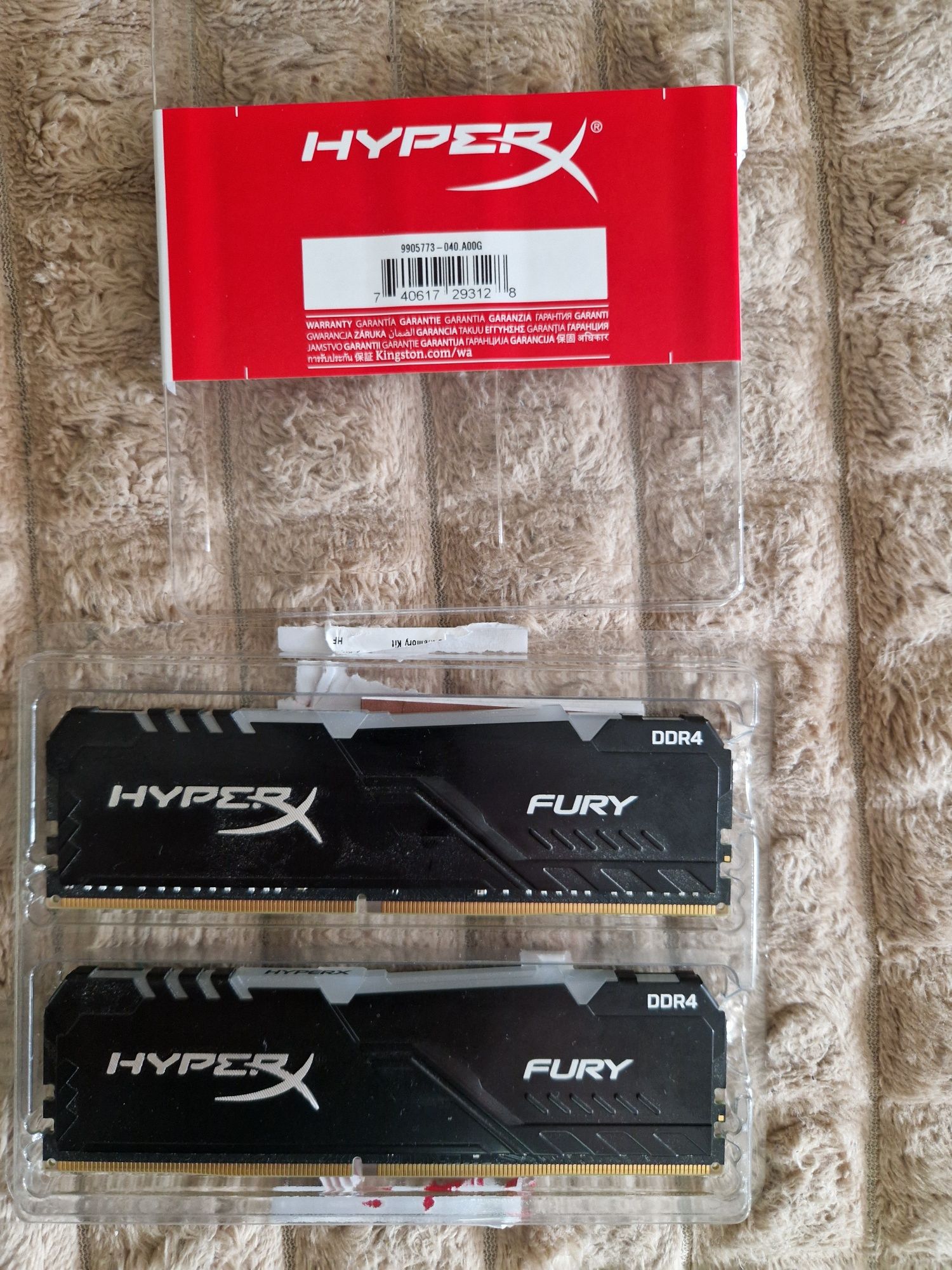 Gigabyte 1040Ti , Hyper-X Fury 16gb DDR4