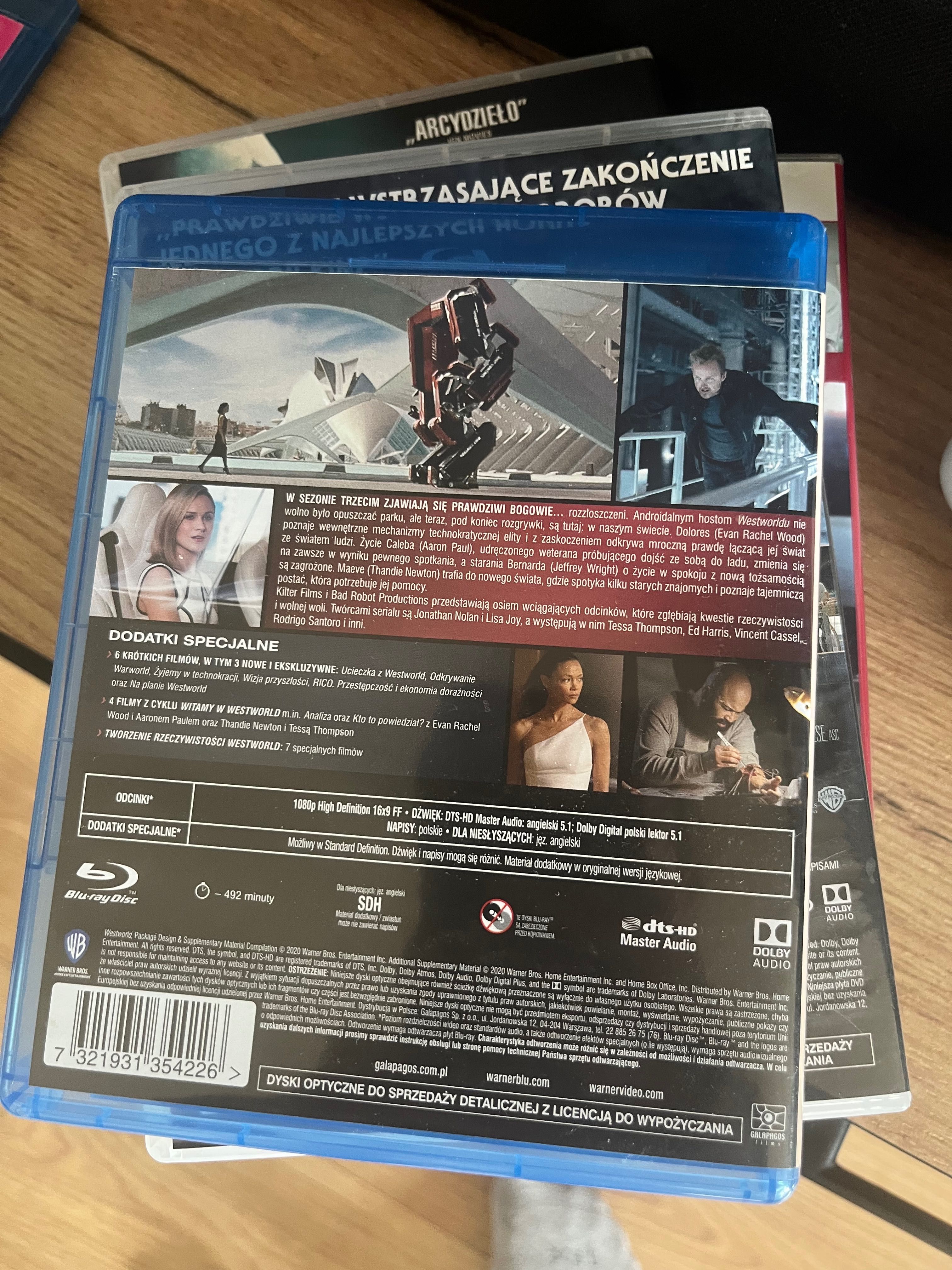 Serial West World Sezon Trzeci Nowy Świat Blu Ray 3x Blu Ray