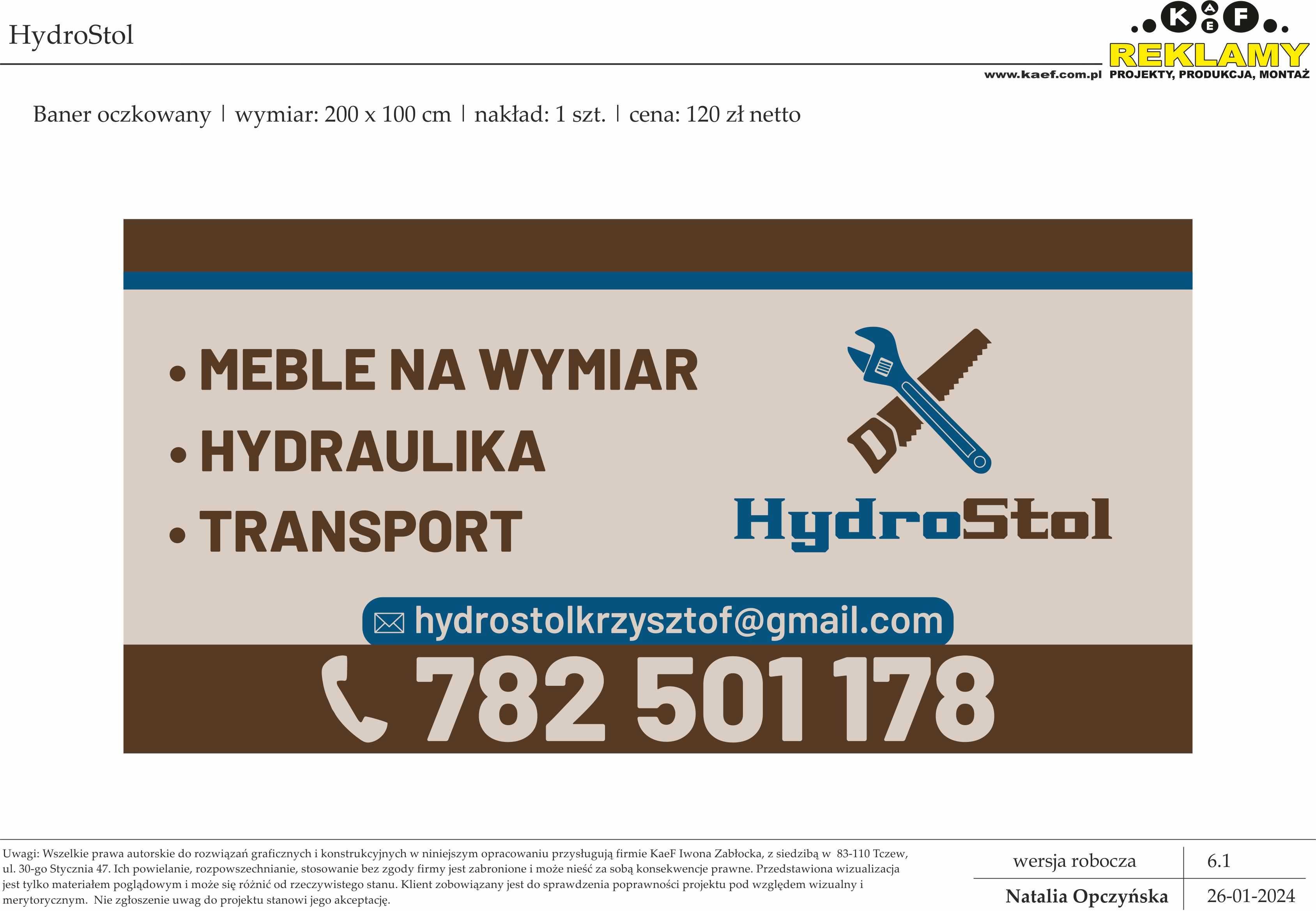 HydroStol - usługi hydrauliczne, stolarskie, transportowe