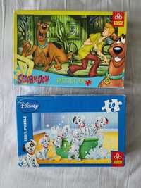 Puzzle Scooby-Doo Disney 2 szt. po 60 el.