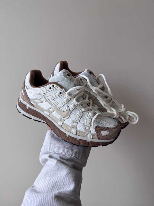 Жіночі кросівки Nike P-6000 Beige White Termo (бежево-білі) 0263