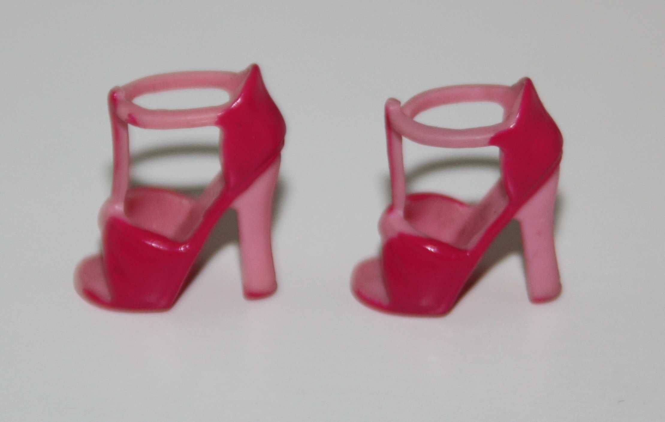 buciki dla lalki różowe sandałki
