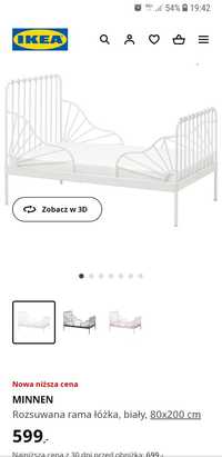 Łóżko dziecięce Ikea  minnen