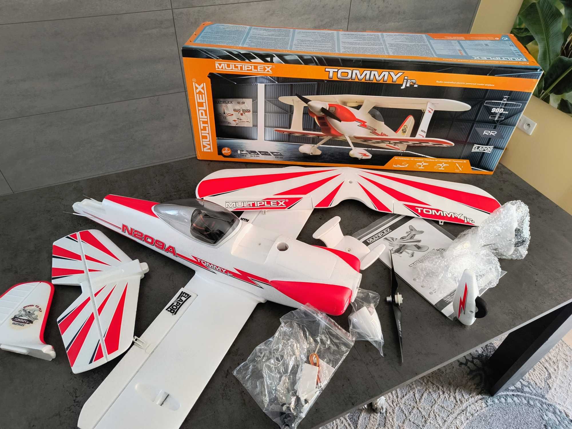 Samolot RC Multiplex Tommy Jr wersja RR - przepiękny dwupłatowiec NOWY