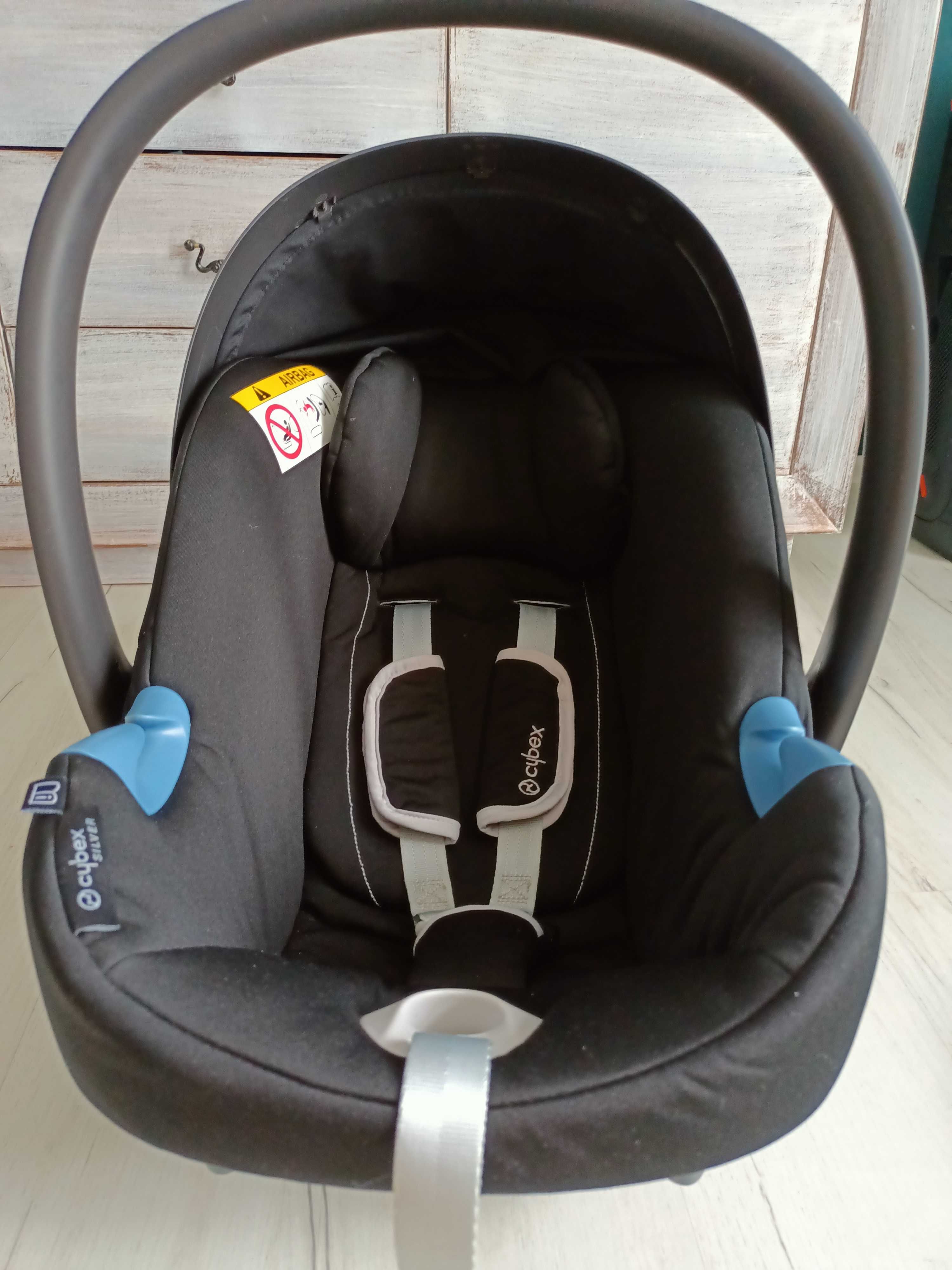 Nosidełko Cybex aton B i-Size + adaptery + kocyk do nosidła 0-13kg