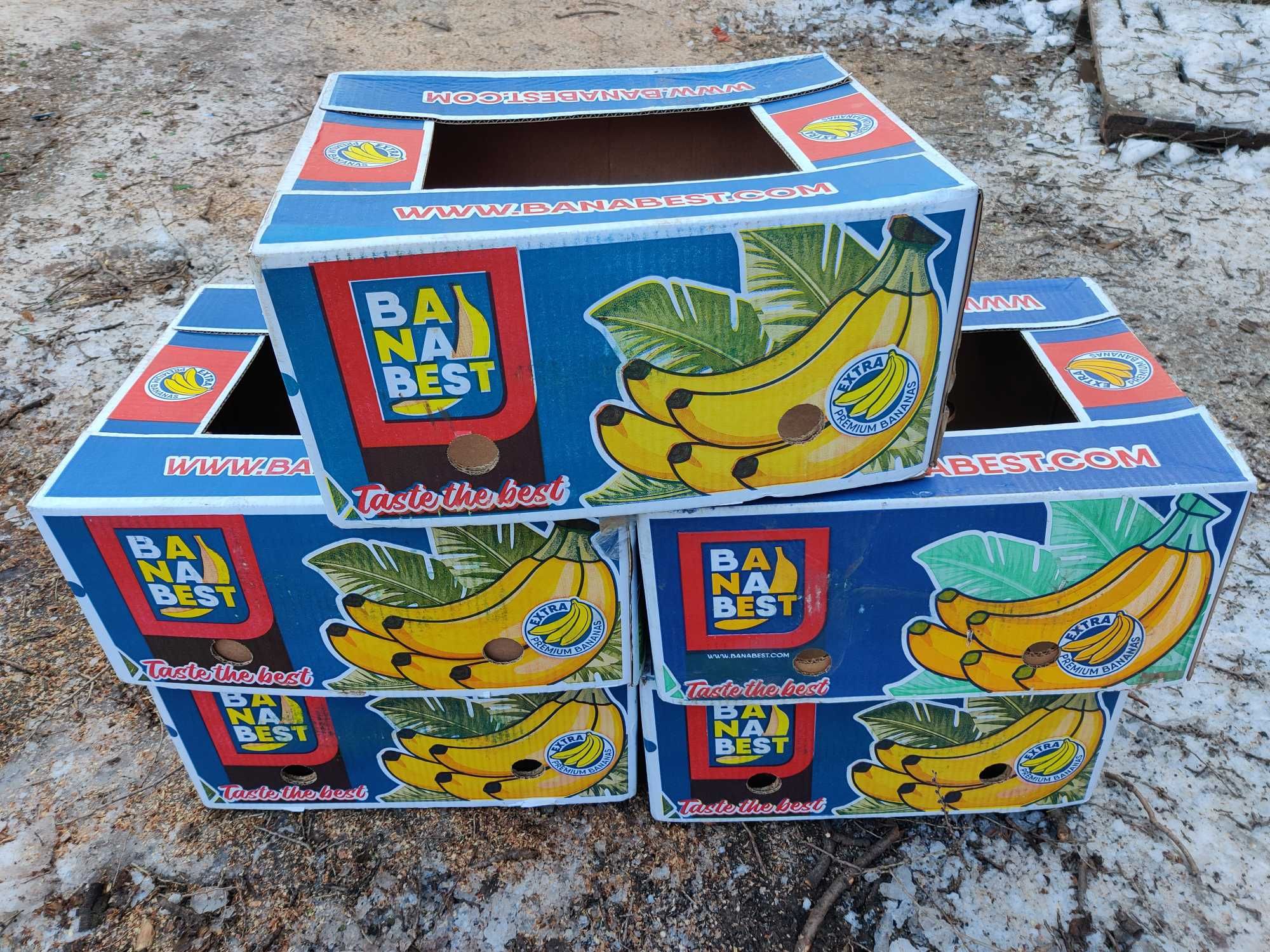 Бананові ящики бананки, картонні коробки