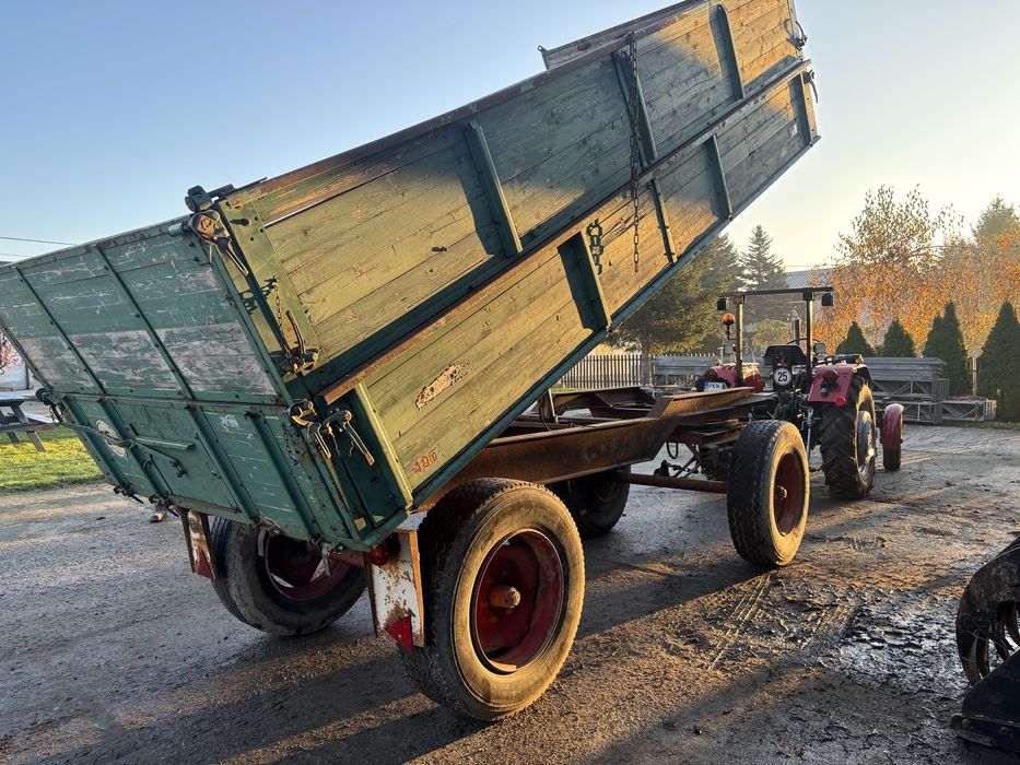 Przyczepa rolnicza 8t wywrotka niemiecka REISCH. Krone.Diedam.Fristein