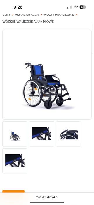 Wózek inwalidzki Vermeiren