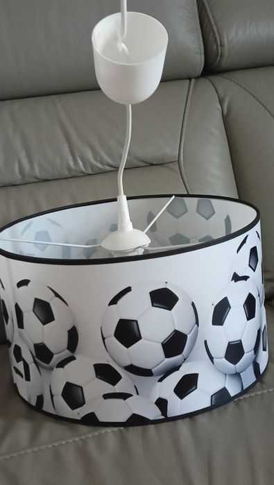 Lampa wisząca abażur PIŁKA