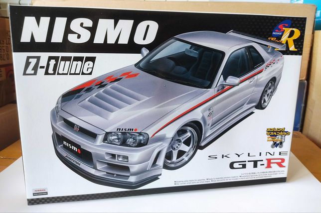 Aoshima Nismo R34 Skyline GT-R Z-tune Model Kit Series 1:24