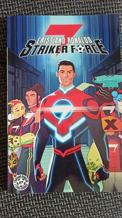 Cristiano Ronaldo książka komiks Striker Force nowa