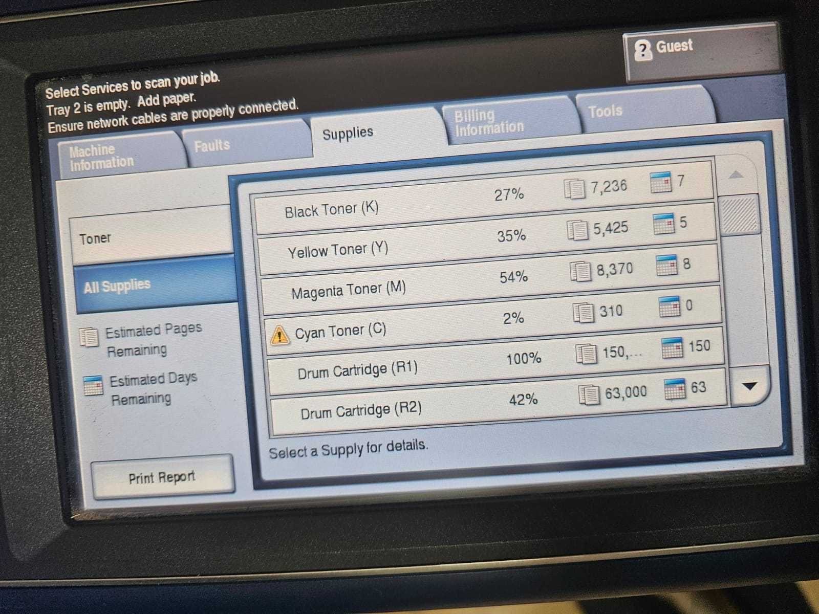 Xerox WorkCentre 7535 Кольоровий А3 лезерний МФУ з модулем фінішер