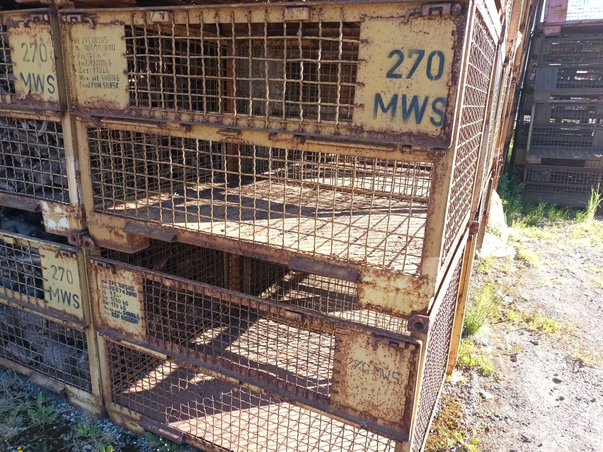 skrzyniopalety metalowe 140x100x110